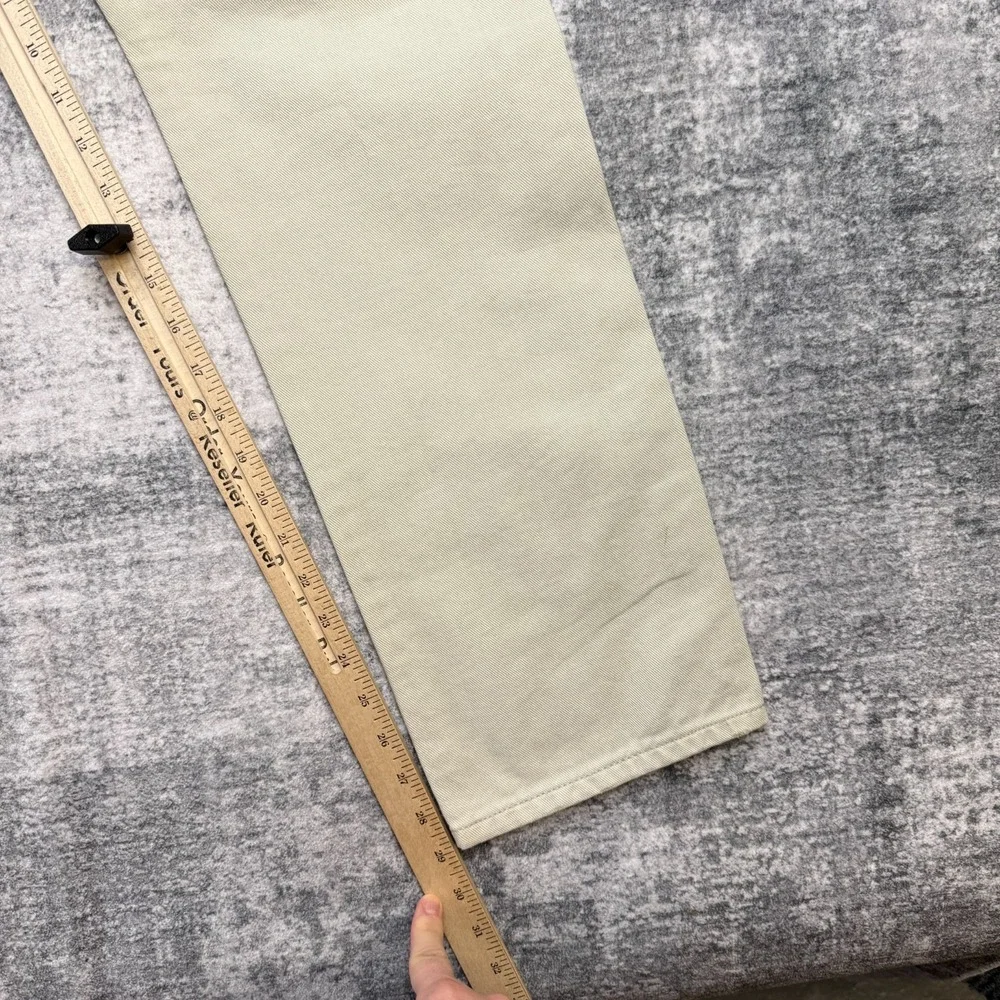 American Eagle Jeans Mens 32x30 Sand Beige‎ Slim Straight 5 Pocket Casual Y2K